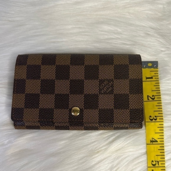 LOUIS VUITTON zip medium wallet in damier ebene - Picture 17 of 17